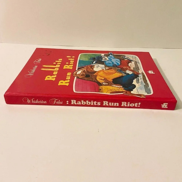 Vintage 1991 Rabbits Run Riot Whiskerton Tales Peter Haddock Limited Book - Picture 4 of 16